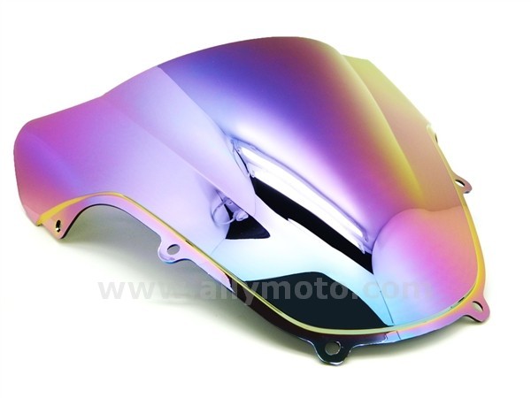 Suzuki GSXR 1000 Iridium Rainbow Double Bubble Windscreen Shield 2000-2002